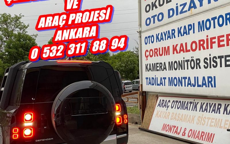 land rover defender arazi taşıtı Çeki Demiri takma montajı ve araç proje firması usta mühendislik ankara 05323118894