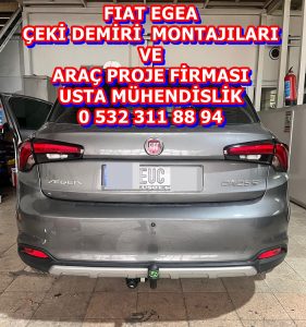 FIAT EGEA ÇEKİ DEMİRİ TAKMA MONTAJI VE ARAÇ PROJE FİRMASI USTA MÜHENDİSLİK 
05323118894